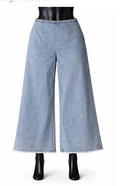 Forever 21 Y2K Wide-Leg Denim Culottes size 3X